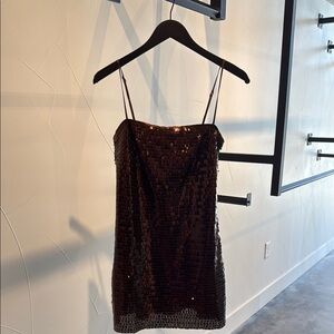 Elegant Sequin Dress in Black